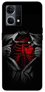 Чехол на Oppo Reno 7 4G Skeleton Heart фото 1 из 1