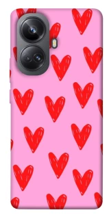 Чехол на Realme 10 Pro+ Red hearts 2 фото 1 из 1