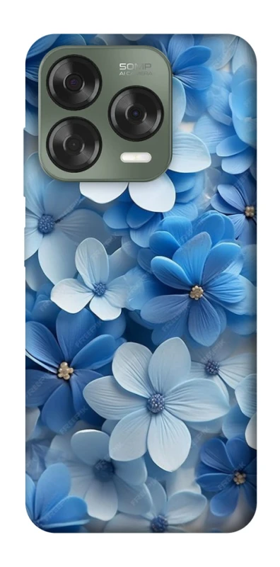 Чохол на ZTE Nubia V70 Design Сині квіти фото 1 з 1