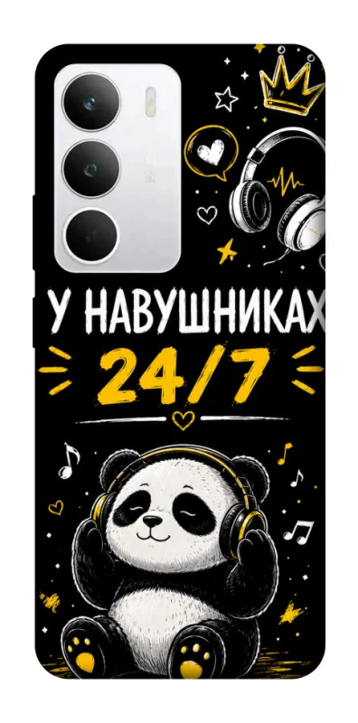 Чехол на Realme C71 У навушниках 24/7 фото 1 из 1