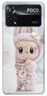 Чехол на Xiaomi Poco X4 Pro 5G Labubu Happy фото 1 из 1