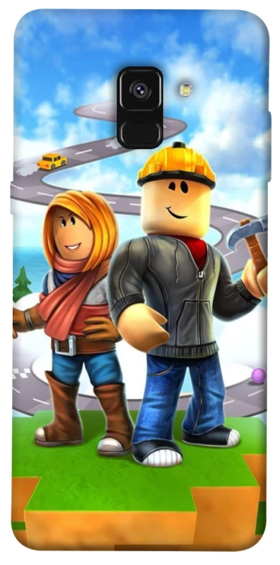 Чохол на Samsung A530 Galaxy A8 (2018) Roblox Builder Adventure фото 1 з 1