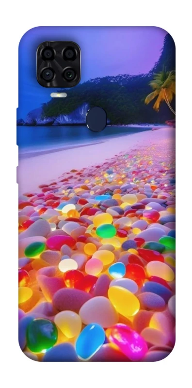 Чехол на ZTE Blade v2020 Светящиеся камни на берегу фото 1 из 1