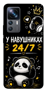 Чехол на Xiaomi 12T / 12T Pro У навушниках 24/7 фото 1 из 1