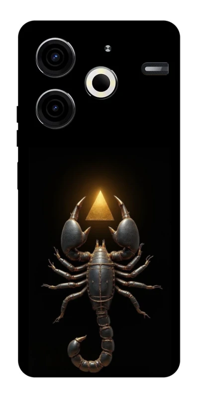 Чохол на TECNO Pova 6 Neo (LI6) Scorpio with Golden Triangle фото 1 з 1