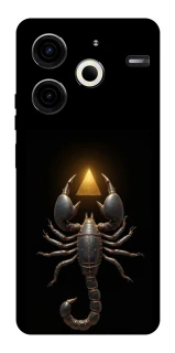 Чехол на TECNO Pova 6 Neo (LI6) Scorpio with Golden Triangle фото 1 из 1