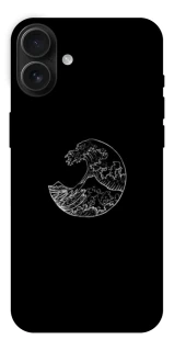 Чохол на Apple iPhone 16 Plus Black tsunami фото 1 Чохол на Apple iPhone 16 Plus Black tsunami фото 1 з 1