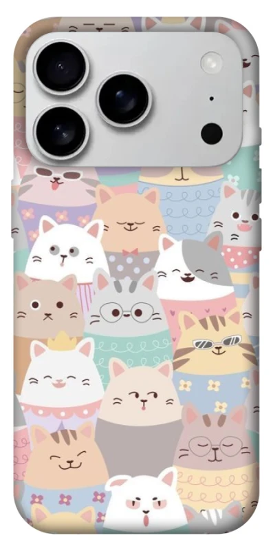 Чохол на Apple iPhone 17 Pro Max (6.9") Funny Kittens ver.2 фото 1 з 1