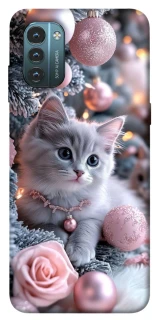 Чохол на Nokia G21 Christmas Kitty фото 1 з 1