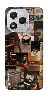 Чохол на Honor 400 Lite Coffee collage ver.2 фото 1 з 1