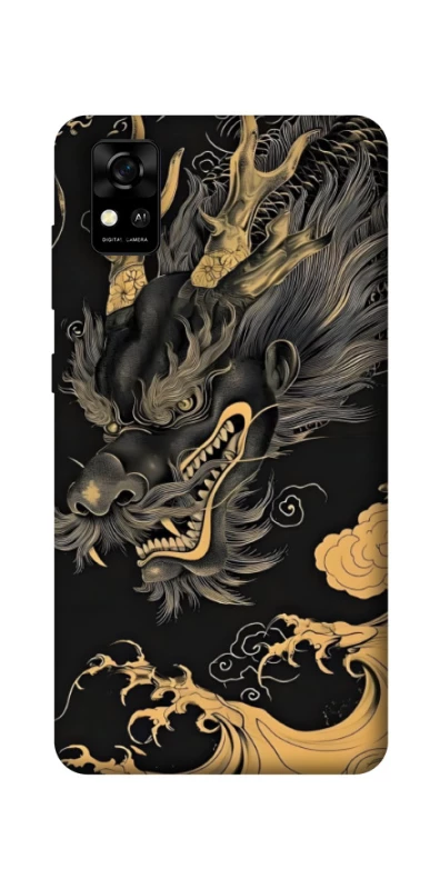 Чохол на ZTE Blade A31 gold dragon фото 1 з 1