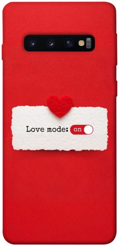 Чохол на Samsung Galaxy S10 Love Mode ON фото 1 з 1
