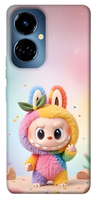 Чохол на TECNO Camon 19 Pro Labubu colored фото 1 з 1