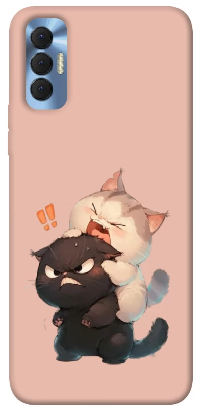 Чехол на TECNO Spark 8P Сat and cat фото 1 из 1