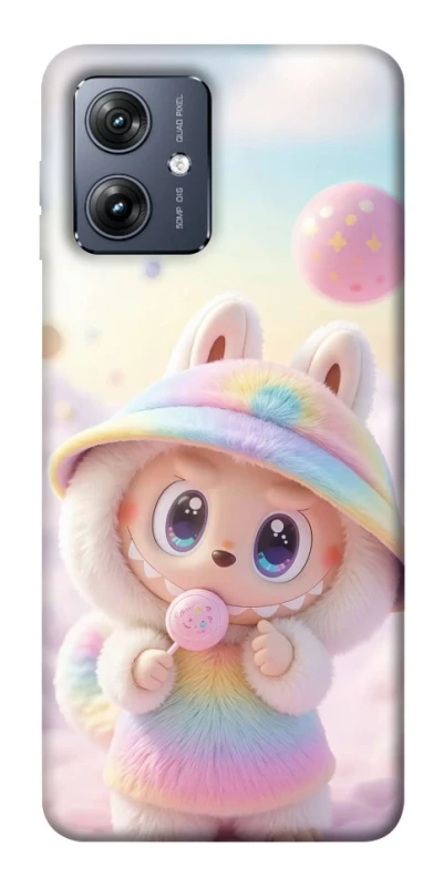 Чохол на Motorola Moto G54 Candy Labubu фото 1 Чохол на Motorola Moto G54 Candy Labubu фото 1 з 1