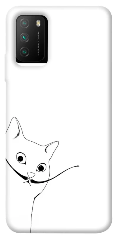 Чехол на Xiaomi Poco M3 Кот Дали фото 1 из 1