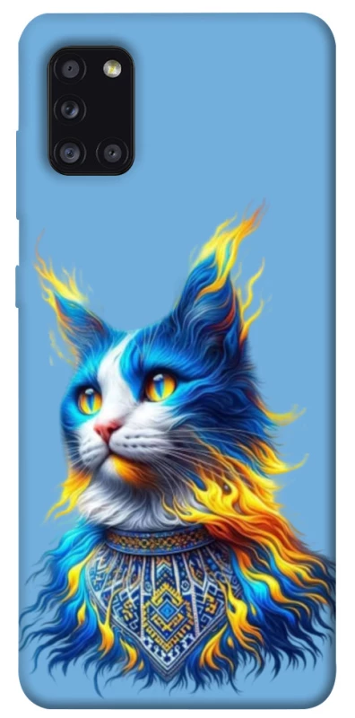 Чохол на Samsung Galaxy A31 Кіт патріот фото 1 з 1