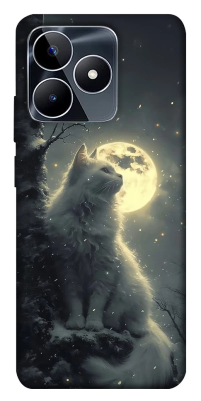 Чехол на Realme C53 Кот под луной фото 1 из 1