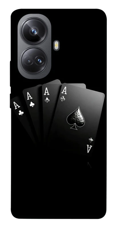 Чехол на Realme 10 Pro+ Black Cards фото 1 из 1