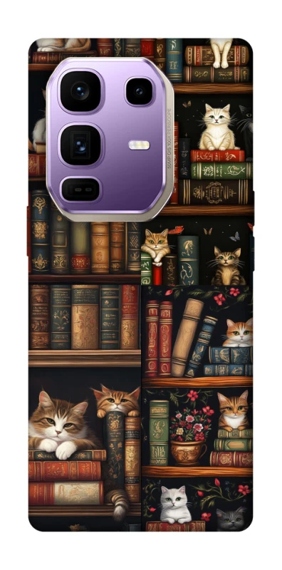 Чохол на Infinix Note 50 Pro+ Cats & Books фото 1 з 1