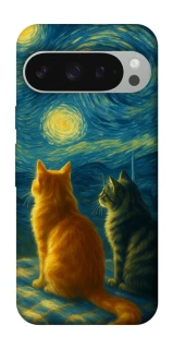 Чохол на Google Pixel 10 Pro XL Cats under the stars фото 1 Чохол на Google Pixel 10 Pro XL Cats under the stars фото 1 з 1