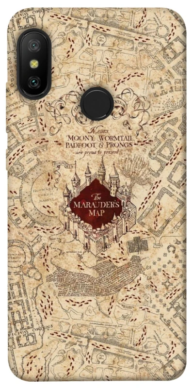 Чохол на Xiaomi Mi A2 Lite / Xiaomi Redmi 6 Pro Harry Potter Marauder's Map фото 1 з 1