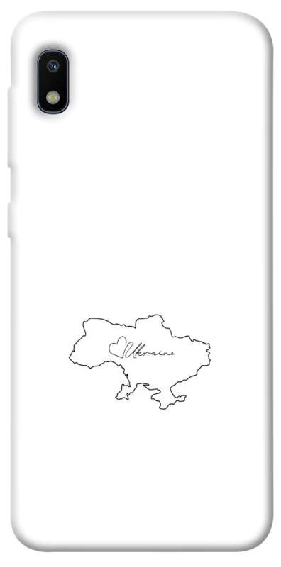 Чехол на Samsung Galaxy A10 (A105F) Ukraine map фото 1 из 1