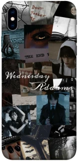 Чехол на Apple iPhone XS Max (6.5") Wednesday Collage ver.1 фото 1 из 1