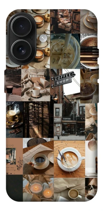 Чохол на Apple iPhone 17 (6.3") Coffee collage ver.3 фото 1 з 1