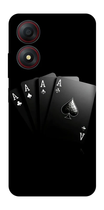 Чохол на ZTE Blade A34 4G Black Cards фото 1 з 1