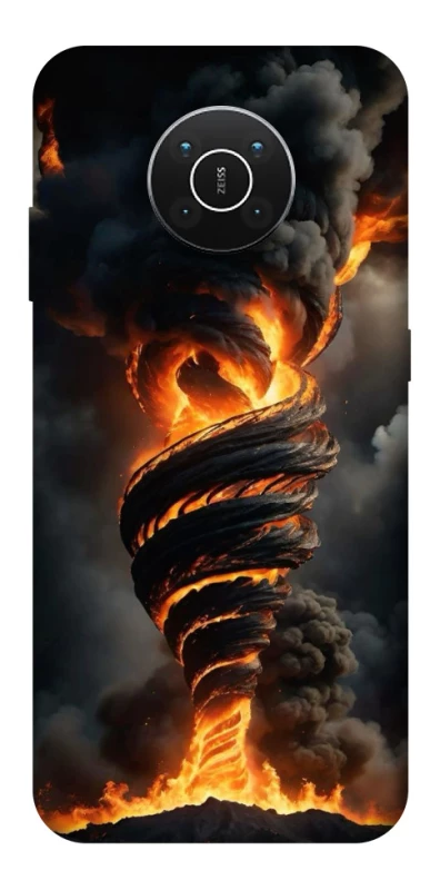 Чехол на Nokia X10 / X20 Огненный торнадо фото 1 из 1