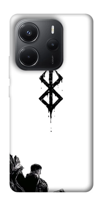 Чехол на Xiaomi Redmi Note 14 4G (Int. version) berserk white фото 1 из 1