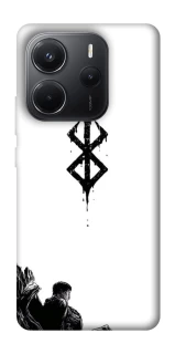 Чехол на Xiaomi Redmi Note 14 4G (Int. version) berserk white фото 1 из 1