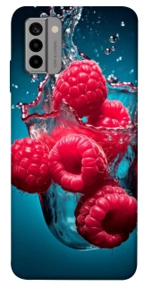 Чехол на Nokia G22 Малинка в воде фото 1 из 1