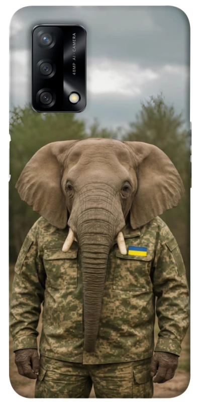 Чохол на Oppo A74 4G Слон захисник фото 1 з 1