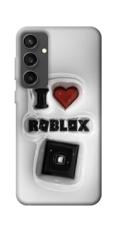 Чохол на Samsung Galaxy S24 FE I love Roblox фото 1 з 1
