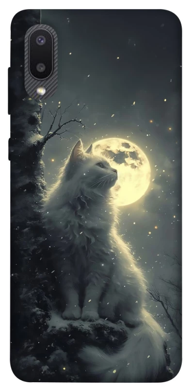 Чехол на Samsung Galaxy A02 Кот под луной фото 1 из 1