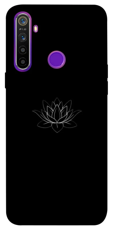 Чохол на Realme 5 Black Lotus фото 1 Чохол на Realme 5 Black Lotus фото 1 з 1