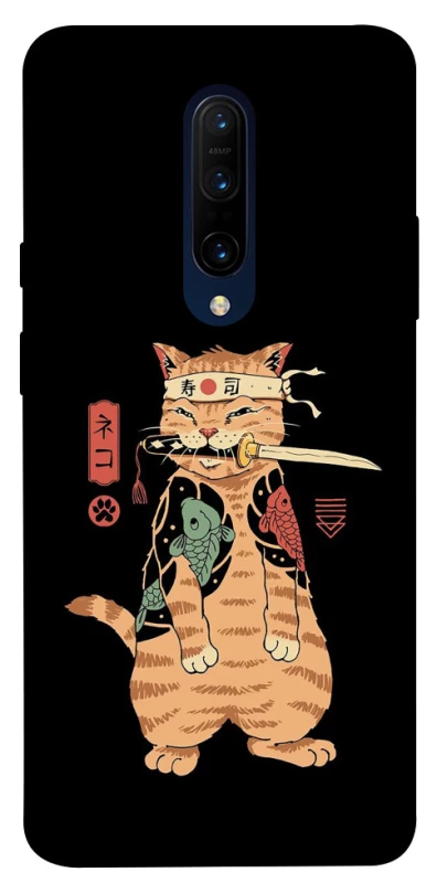 Чохол на OnePlus 7 Pro Кіт-самурай фото 1 з 1
