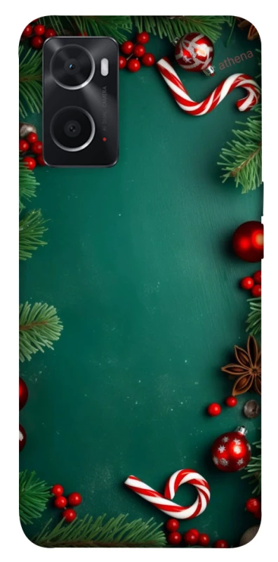 Чехол на Oppo A76 4G Новогодний v35 фото 1 из 1