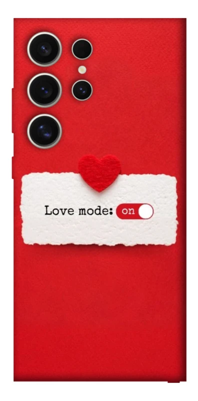Чохол на Samsung Galaxy S25 Ultra Love Mode ON фото 1 з 1