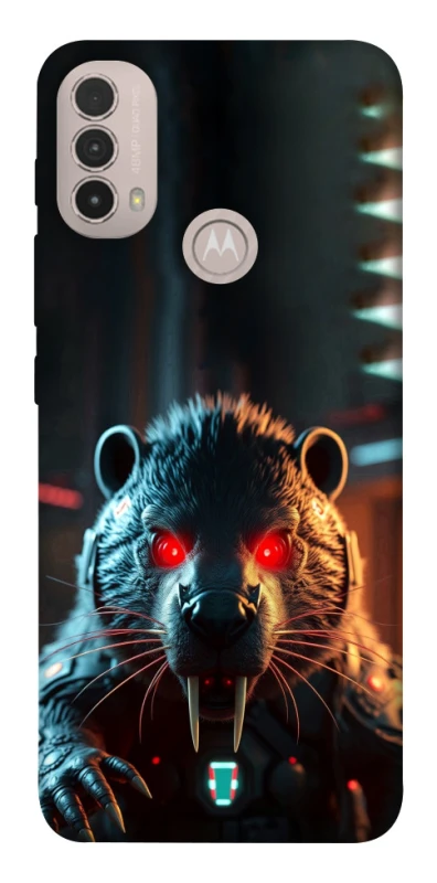 Чохол на Motorola Moto E40 Cyber ​​beaver фото 1 з 1
