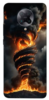 Чехол на Xiaomi Redmi K30 Pro / Poco F2 Pro Огненный торнадо фото 1 из 1