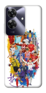 Чехол на Realme Note 60 Football Abstract v2 фото 1 из 1