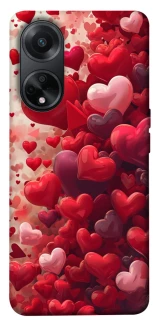 Чехол на Oppo A98 Many hearts фото 1 из 1
