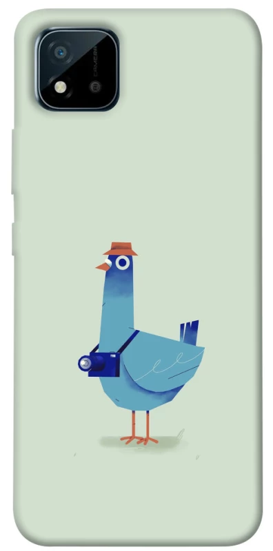 Чохол на Realme C20 Голуб-детектив фото 1 з 1