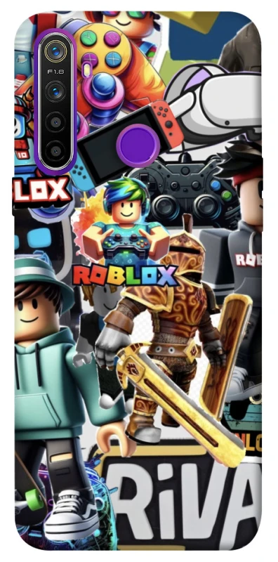 Чехол на Realme 5 Roblox collage ver.1 фото 1 из 1