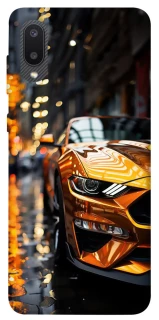 Чохол на Samsung Galaxy A02 Golden sports car фото 1 з 1