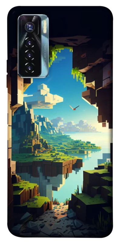 Чохол на TECNO Camon 17 Pro Minecraft sunrise фото 1 з 1
