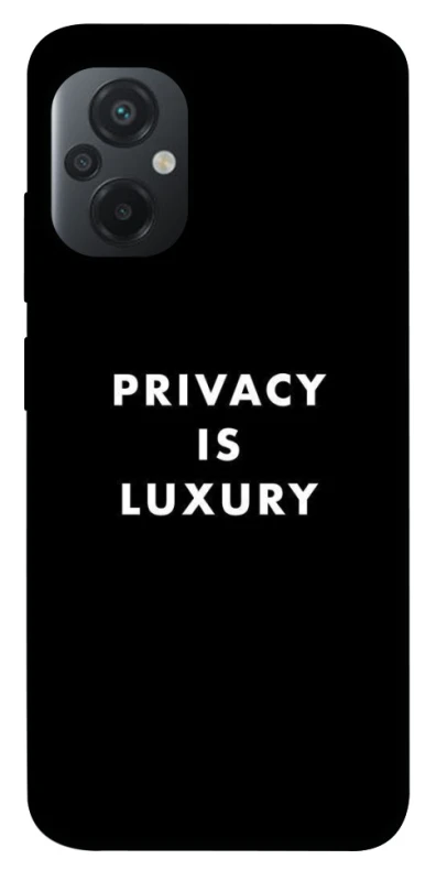 Чохол на Xiaomi Poco M5 Privacy is luxury фото 1 з 1